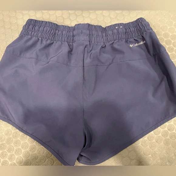 Columbia Blue Athletic Shorts with Elastic Waistband - Picture 3 of 3